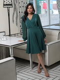 Emerald Green A-Line Dress