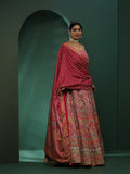 Pink Embroidered Lehenga Choli With Dupatta