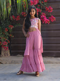 Pink Sequinned Clothing Set