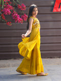 Yellow Sequinned Clothing Set