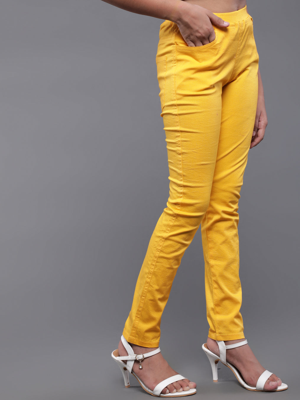 Yellow Cigarette Trouser