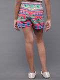 Multicolor Printed Shorts