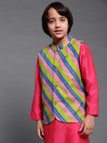 Multicolor Striped Nehru Jacket