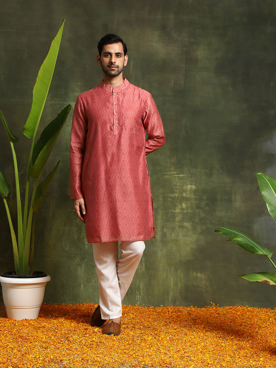 Mauve Digital Print Kurta