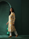 Cream Mulmul Ethnic Printed Kurta