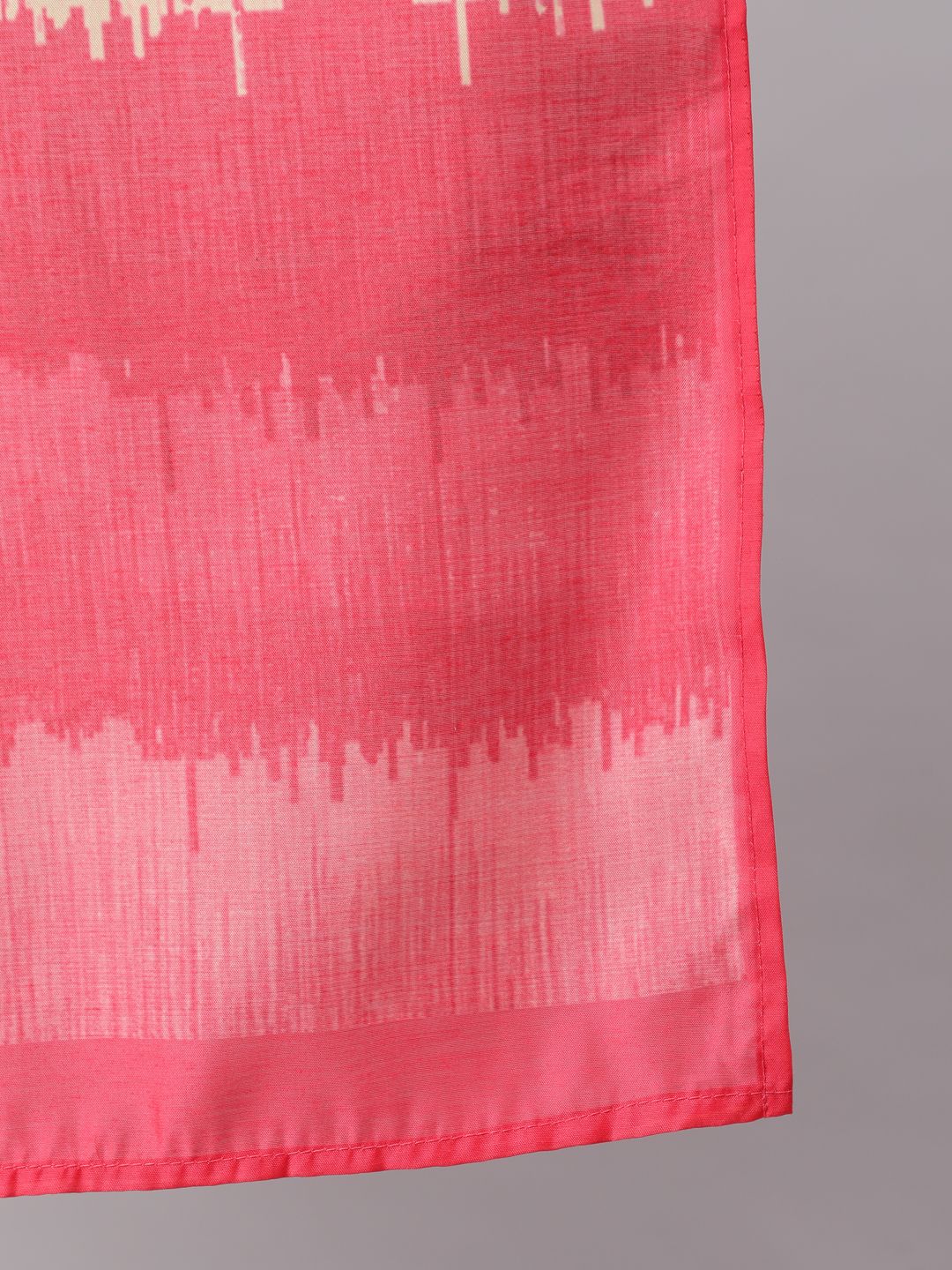 Pink Tie & Dye Backless Maxi Dress With Dupatta